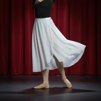 Ballerina Practice Outfit Soft and Comfortable Classical Dance Skirt Dress Skin-Friendly Material Layered Tulle Performance Costume for Beginners