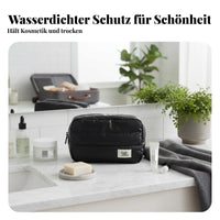 Shiny Rectangular Pouch Waterproof Large Capacity Toiletry Bag Water-Resistant