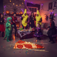 Pizza Slice Costume Triangular Shape Food Outfit Cotton Material for Theatre