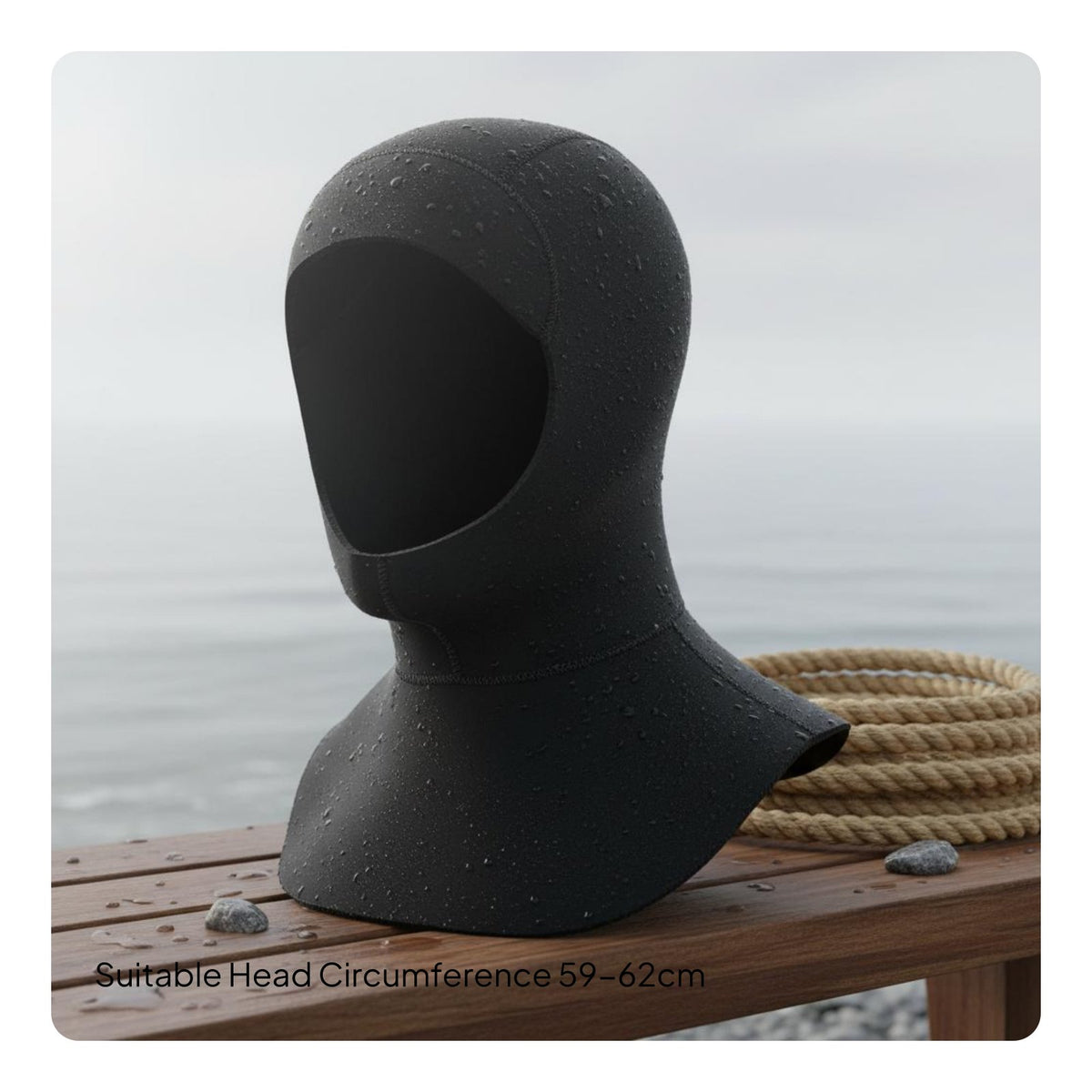 3mm Neoprene Dive Hood Ear Cover Neoprene Hood Stretchy for Women