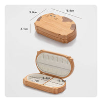 Wooden Jewelry Box Decorative Wooden Trinket Box Polished Surface