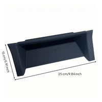 Molded Console Tray Insert Anti-Slip Center Console Pad Raised Edges
