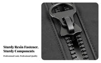 Heavy-Duty Size 8 Coarse-Tooth Zipper Long-Lasting Slide Fastener Large Loop Puller Sewing Supply Easy Installation for DIY Enthusiasts, Crafters, Outerwear, Clothing Repair, Craft Projects, Crafting