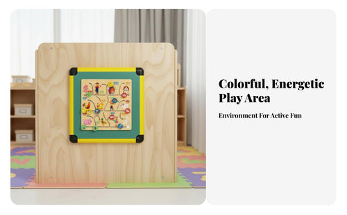 DIY Accessory Climbing Wall Panel Improves Physical Skills Trampoline Ladder Colorful Design Playset Pegboard Easy to Install for Toddlers, Parents, Playroom, Backyard, Bedroom