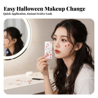 stick-on Facial decorative piece Creates distinctive Makeup Looks Cosmetic Face decorative piece Sheet