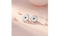 Sterling Silver Earring Backs Replacement Earring Backs with Push-on Clasp Fastener Hypoallergenic Jewelry Secure Lock for Women