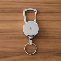 Carabiner Reel Key Holder Engraved Carabiner Badge Reel Sturdy