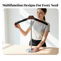 Long-Lasting T-Shaped Clothing Stand Stable Base Adjustable Shirt Display Stand Easy Assembly for Boutique Owners, Trade Display