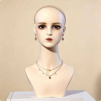 Mannequin Bust Form Short Torso Female Mannequin Head Realistic