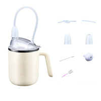 Three-in 1 Nursing Cup Flexible Tube Drinkware Covered Drinking