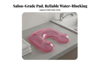 Anti-Runoff Plastic Perm Water Trough Leak-Proof Hairdressing Neck Tray Waterproof for Hairstylists, Barbers, Barbershop, Beauty School