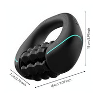 Handheld Massage Stick Deep Tissue Fascia Massage Roller Non-Slip Grip