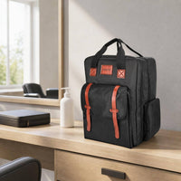 Hairdressing Bag Structured Makeup Tool Backpack Organizer for Hairdressers, Salon