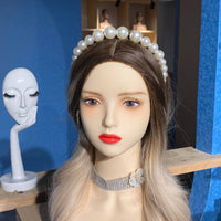 Female Display Head Eyelashes and Mouth Beauty Accessory Sturdy PVC