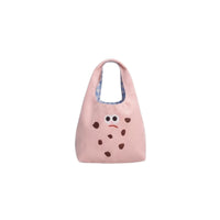 Autumn Winter Design Leopard Print Handbag Soft and Comfortable Soft Fabric Leopard Print Tote Lightweight for Girls, Daily Use, Shopping