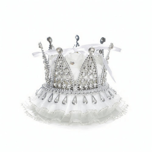 Crown Band Box Faceted Organizer Ornate for Wedding, Valentine's Day