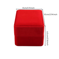 Hinged Lid Watch Gift Box Removable Pad Watch Gift Box Wristwatch Display Case Multifunctional Textile Bracelet Holder