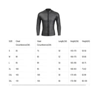3mm Neoprene Wetsuit Top Thermal Insulation Long Sleeve Neoprene Top for Men
