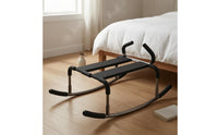 Multifunctional Exercise Stool Padded Rocker Stool Looped Grips