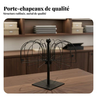 Freestanding Hat Display Stand Space-Saving Design Freestanding Hat Rack