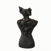 Resin Jewelry Bust Countertop Earring Mannequin Stand Decorative