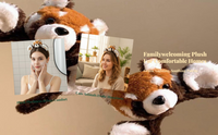 Raccoon Ear Headband, Fuzzy Hair Accessories, event, Photo Props