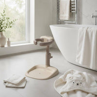 Standing Bath Rack Molded Plastic Adjustable Bath Stand Handshands-Off