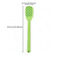 Back Massage Silicone Massage Board Neck Massage Body Massager Scraping Tool Handled Paddle Ribbed Grip Suitable for Personal Care Daily Use