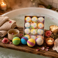 Bath Skin Moisturizing Bubble Bath Ball Gift Set for Home Spa, Women, Kids