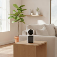 Communication System with Indoor Monitor High Resolution Tabletop Monitor with Camera Visual Communication System Camera