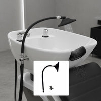 Shampoo Bowl Sink Easy to Clean Salon Shampoo Bowl Long-Lasting for Barbershop