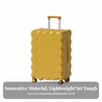crackerTextured Luggage robust hard-sided Trolley Case Telescopic Handle