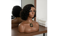 Female Mannequin Head Bust Pinable PVC Mannequin Bust Realistic Look