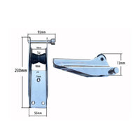 Stainless Steel Anchor Bracket Mirror Polished Bow Roller