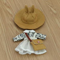 OB11 Doll Outfit Hare Ear Hat BJD Clothing Set Kindergarten for Hobbyists, Display