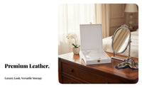 Leather Jewelry Display Case Long-Lasting Jewelry Set Display Box Necklace Storage Case Luxurious Design Luxurious Textile Lined