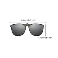 Polarized Clip on Sunglasses Lightweight Eyewear Accessory Glare Blocking