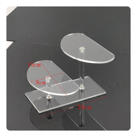Acrylic Display Riser Versatile Use Clear Plastic Display Shelf for Retail Shop