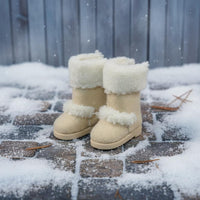 1/6 Scale Snow Boots Handmade Doll Footwear for Hobbyists