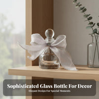 Glass Wishing Bottle Perfect for DIY Crafts Mini Hope Jar Mini Glass Bottle Elegant Design Decorative Storage Jar Versatile Use