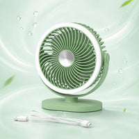 USB Rechargeable Handheld Fan 3-Speed Adjustable Mini Rechargeable Fan Quiet