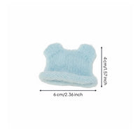 OB11 Doll Hat Doll Bear Ear Hat Adorable Design Bear Ear cap for Hobbyists, Toy Customization