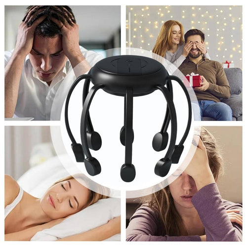 Electric Cephalopod Head Massager Portable Cephalopod Head Massager Rechargeable