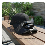 Solar Fan Hat USB Charging Fan Baseball Cap Cooling for Summer