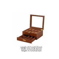 Double-Layer Watch Box Painted Finish Storage Dustproof
