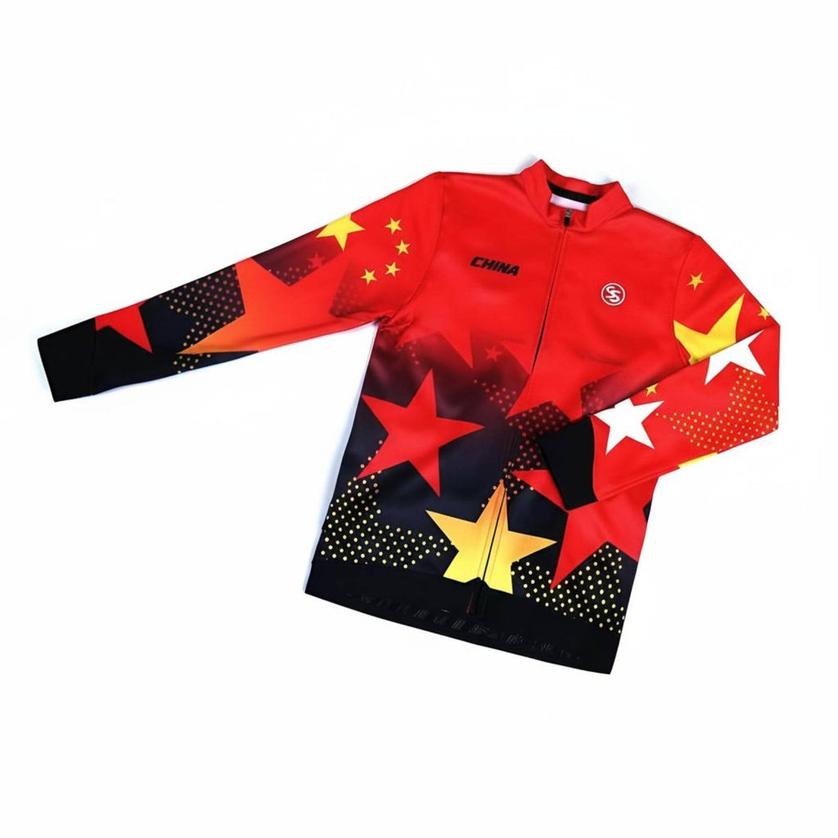 Unisex Kids Fleece Cycling Shirt, Autumn Winter, Long Sleeve, Warm, For Running, Biking, Student Sports