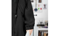 1/6 Scale Clothes Functional Fastener 1/6 Scale Doll Jacket Doll Outerwear Adjustable Drawstrings BJD Utility Jacket Soft