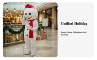 Christmas Character Costume Lively and Cute Design Snowman Character Costume Grown-up Full Physique Character Costume