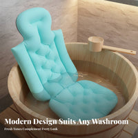 Non-Slip Bathtub Mat Additional Thick Padding Non-Slip Bathtub Pad Padded Bath Mattress Foldable Full Full-Length Bath Pillow