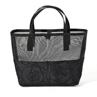 Mesh Tote Bag Breathable Mesh Bag with Zipper Travel-Friendly for Gym, Travelers